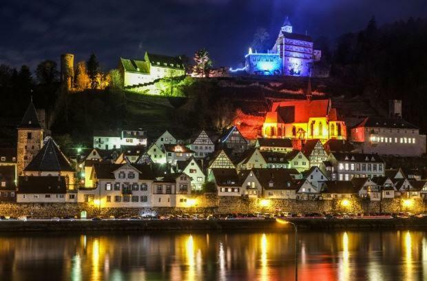 Neckarblick,Natur, Altstadt Хиршхорн Экстерьер фото
